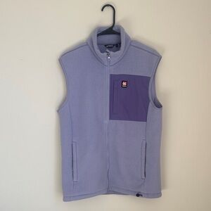 66 north purple fleece vest men’s medium